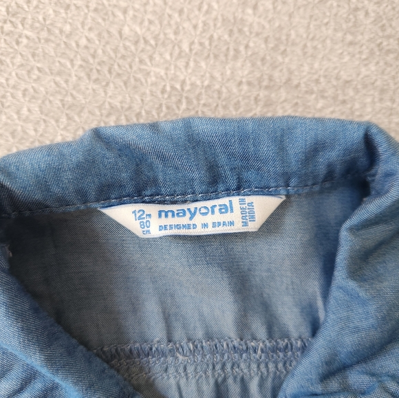 Baby girl 12month Tulle and Jean dress - Picture 5 of 6